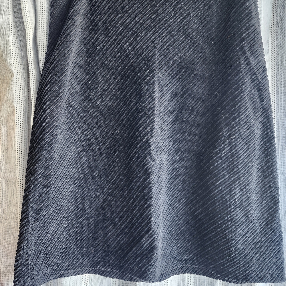 Vintage United Colors Of Benetton Black Corduroy Skirt